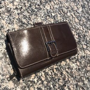 Brown Buckle Wallet